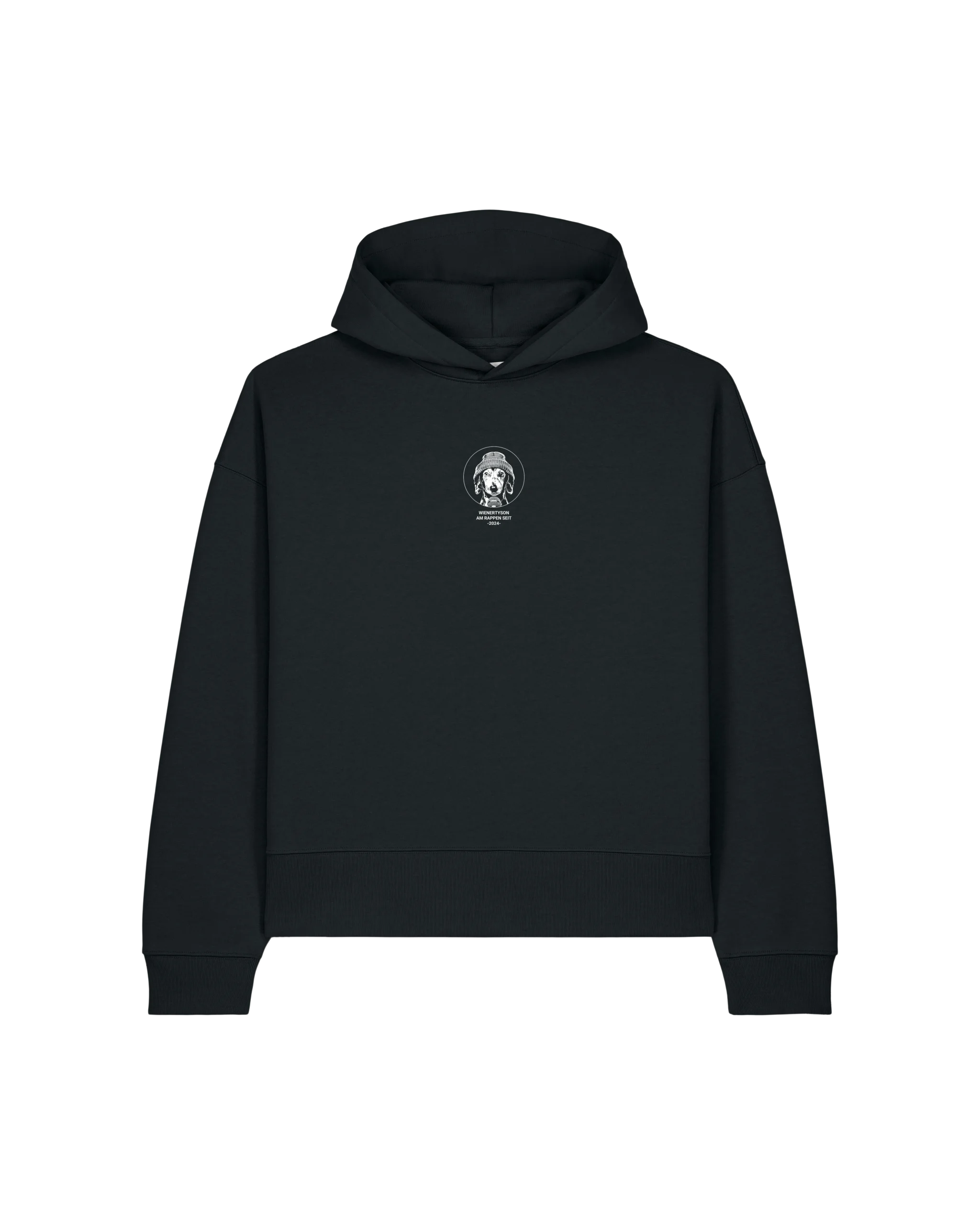 Wienertyson Boxy Hoodie – black – Premium Streetwear