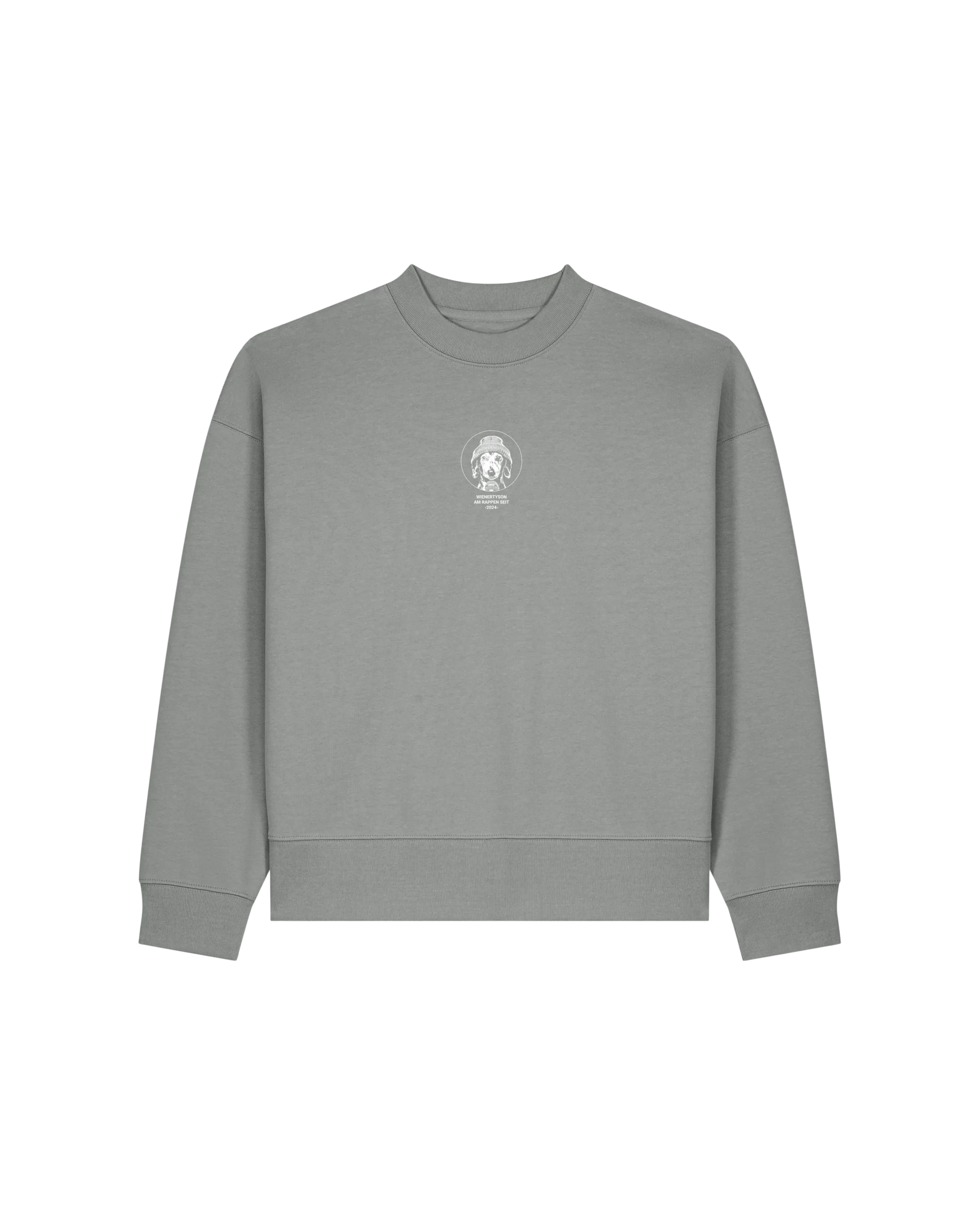 Wienertyson Boxy Crewneck – Unisex Sweater – Streetwear-Essential - grey